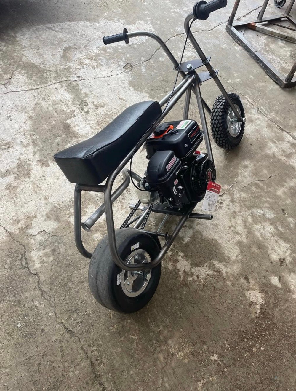 GLOSSY BLACK Stock MiniBike (45+mph) - Image 6