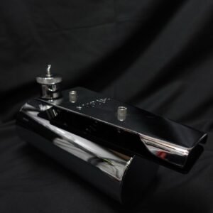 Chrome Tank w/ Chrome Tank Bracket & Powder-coated Bottom