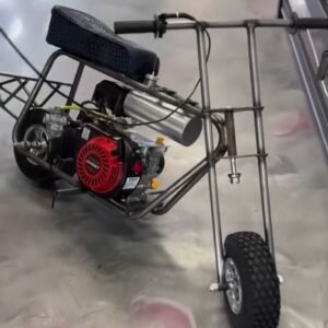 Volts Bam Lightweight Drag-Style Minibike + Wheelie Bar