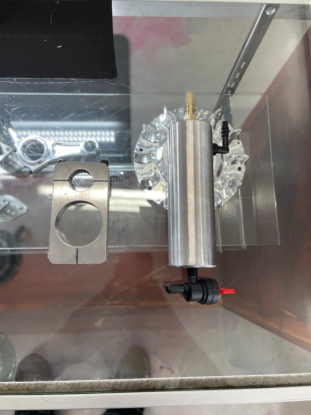 🛠️ Aluminum Catch Can with Mounting Bracket